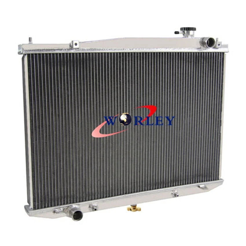 3 Row Aluminum Radiator for Nissan Navara D22 1997-2001 3.2L Diesel
