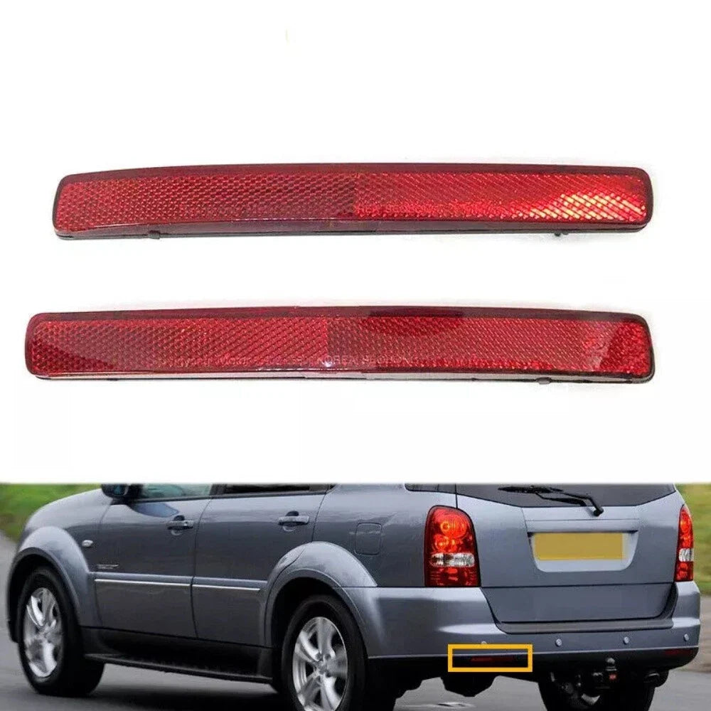 Car Rear Bumper Reflectors for Ssangyong Rexton, Kyron (2006-2017)