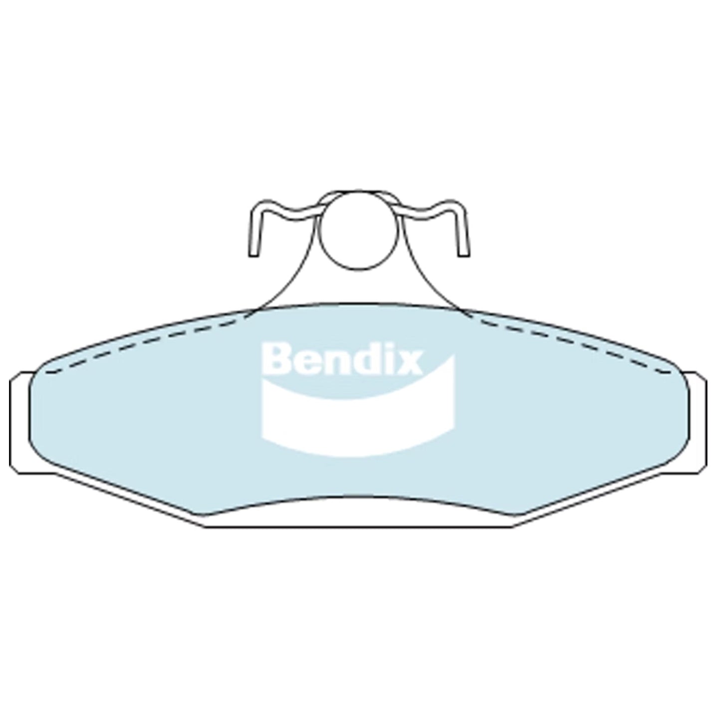 Set of 4 Bendix Rear Brake Pads for Fairlane Fairmont (1994–2008)