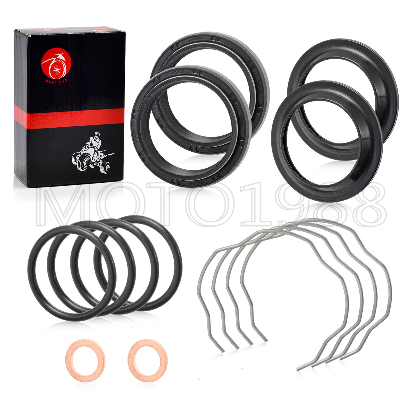 Fork Dust and Oil Seal Kit for Yamaha MT07 FZ07 XSR 700 (2014–2023)