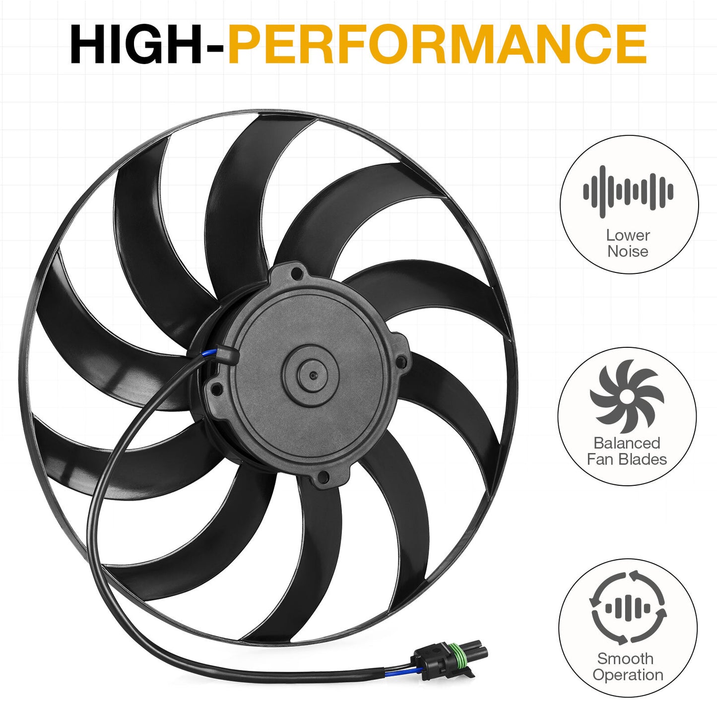 Cooling Fan Motor for Polaris RZR 900 / RZR XP 1000 (2014–2024)