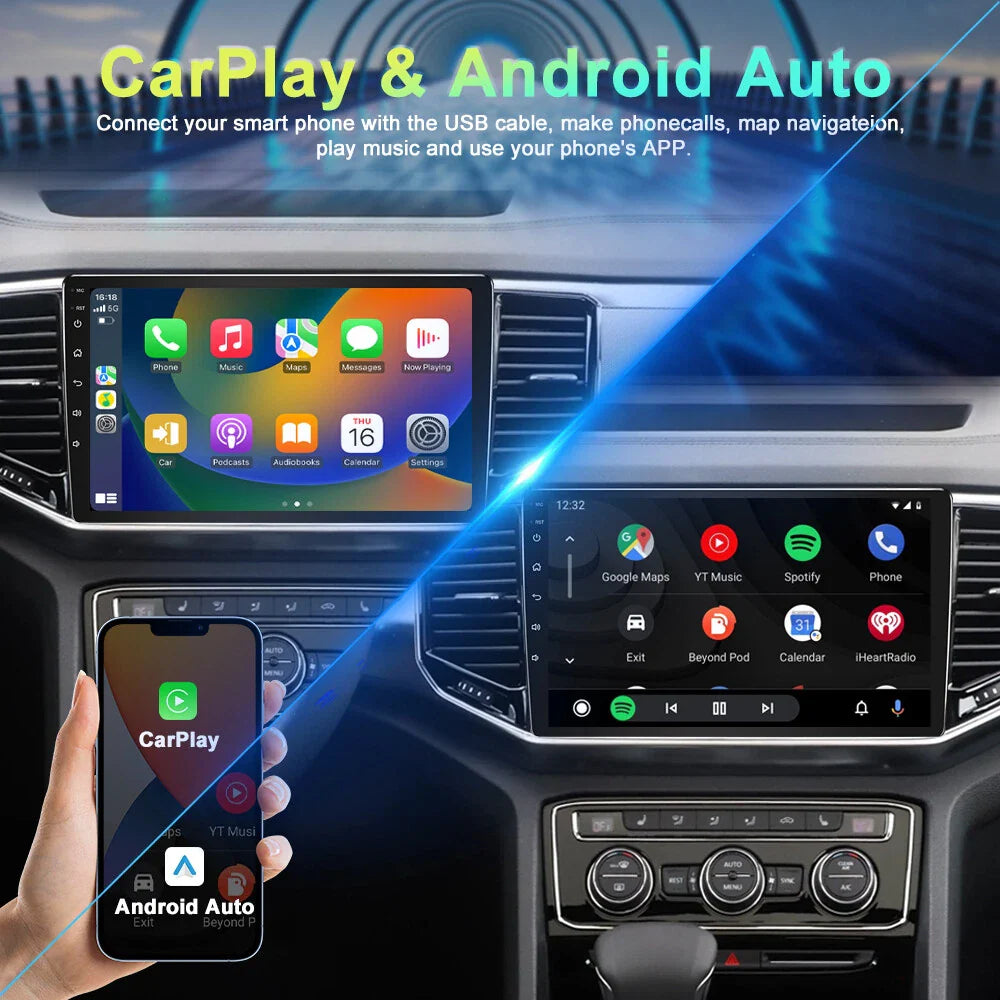9'' Wireless Carplay Android Auto Head Unit for Nissan Dualis (2007-2013)