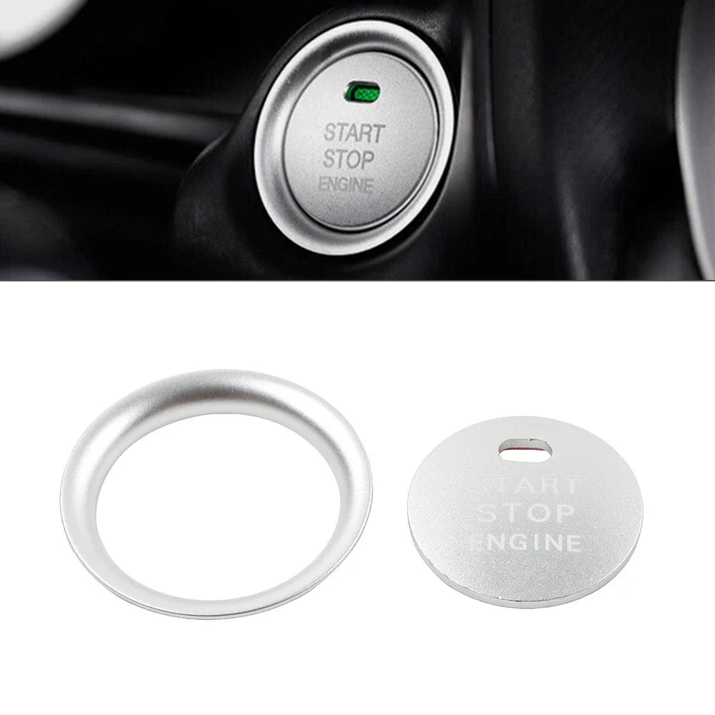 Silver Engine Start Push Button Cover Ring Trim for Mazda 3 6 CX-5 (2004-2023)