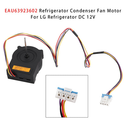 Condenser Fan Motor EAU63923602 for LG Refrigerator (DC 12V)