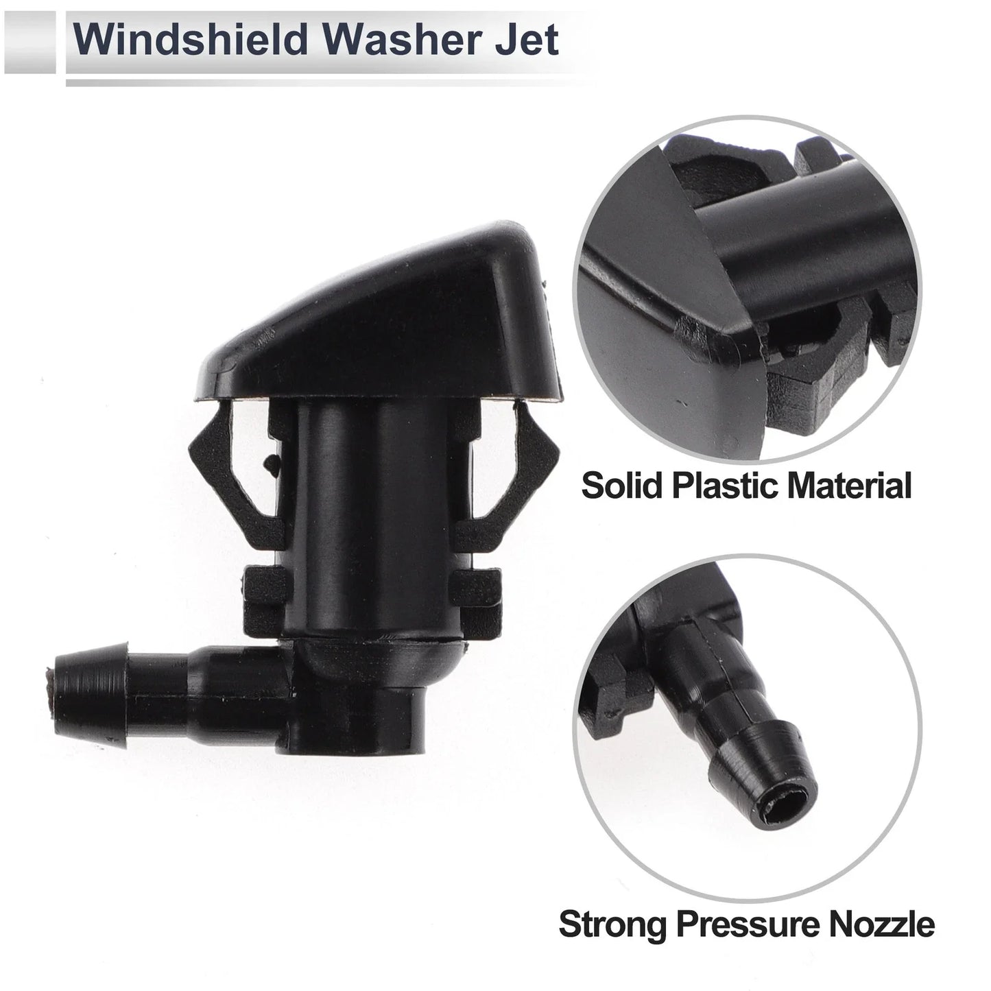 Washer Nozzle & 6 x Hose Connectors for Dodge (No.68269108AA) 2011-2023