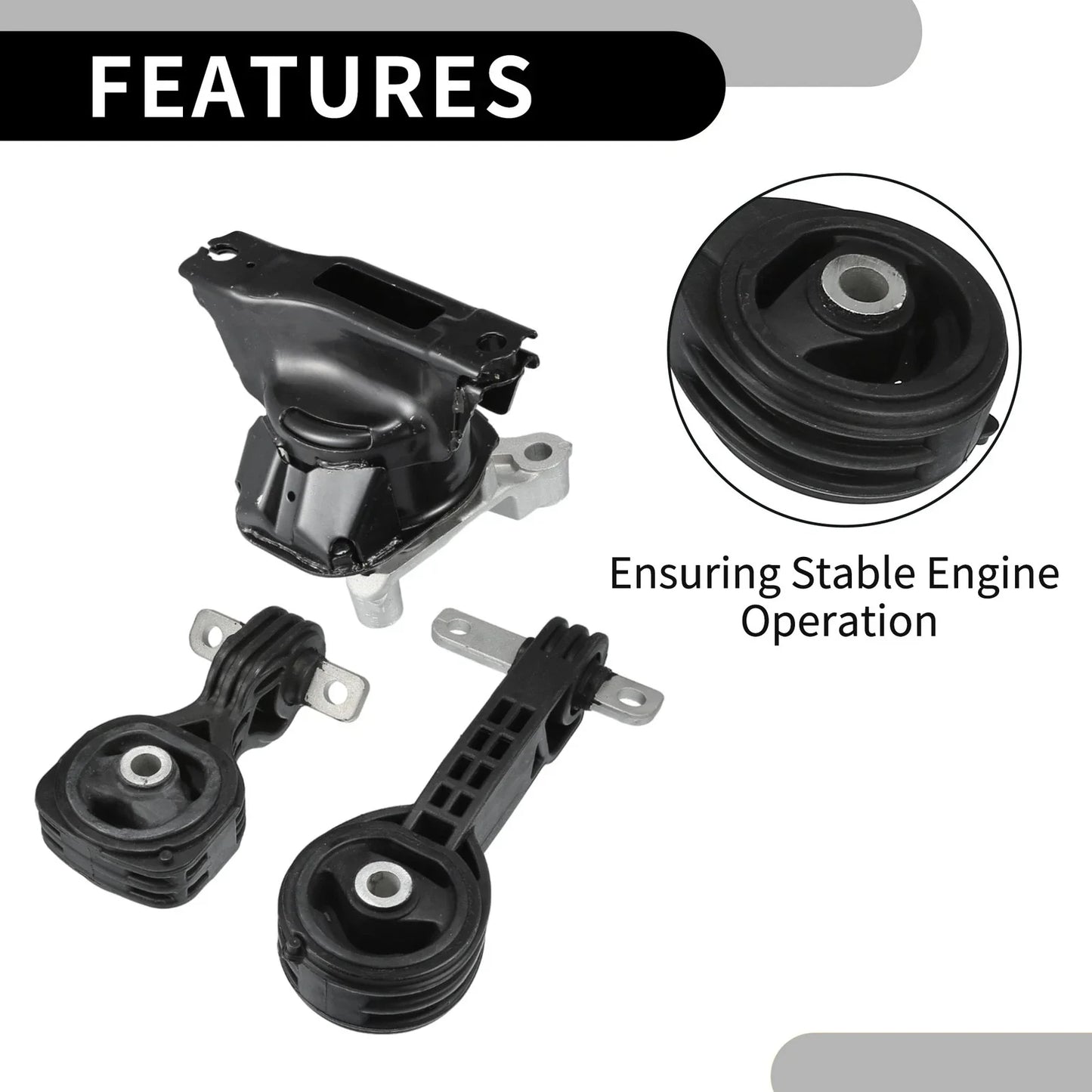 Engine Motor Mount for Honda Civic 1.8L (2006-2010) - 1 Set