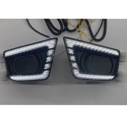 LED White Amber DRL Turn Signal Fog Lights for Toyota Tacoma (2012-2015)