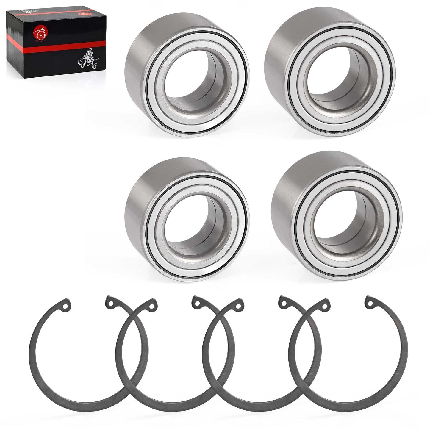 Set of 4 Wheel Bearings for Kawasaki KRT1000 Teryx KRX KRX4 (2020–2024)