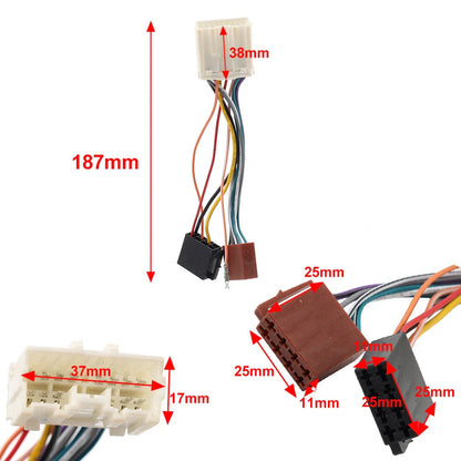 Car Radio Stereo Wiring Harness Adapter for Mitsubishi Lancer, Galant, Outlander