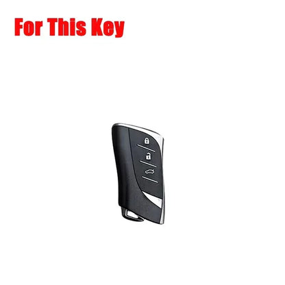 Zinc Alloy Key Fob Case Cover for Lexus ES300h ES350 LC500 LS500 UX250 UX200