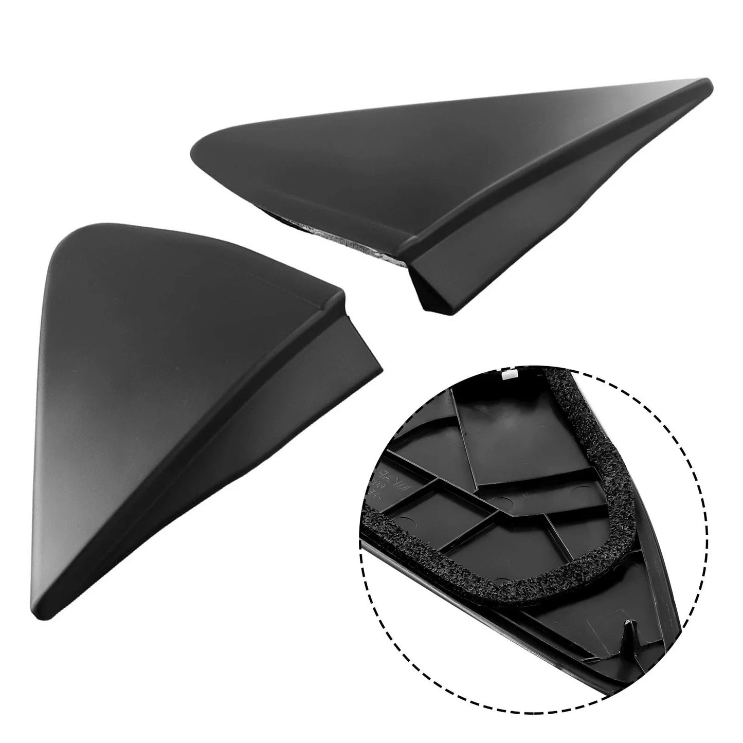 Black Triangle Cover Trim for Toyota Yaris (2012–2014)