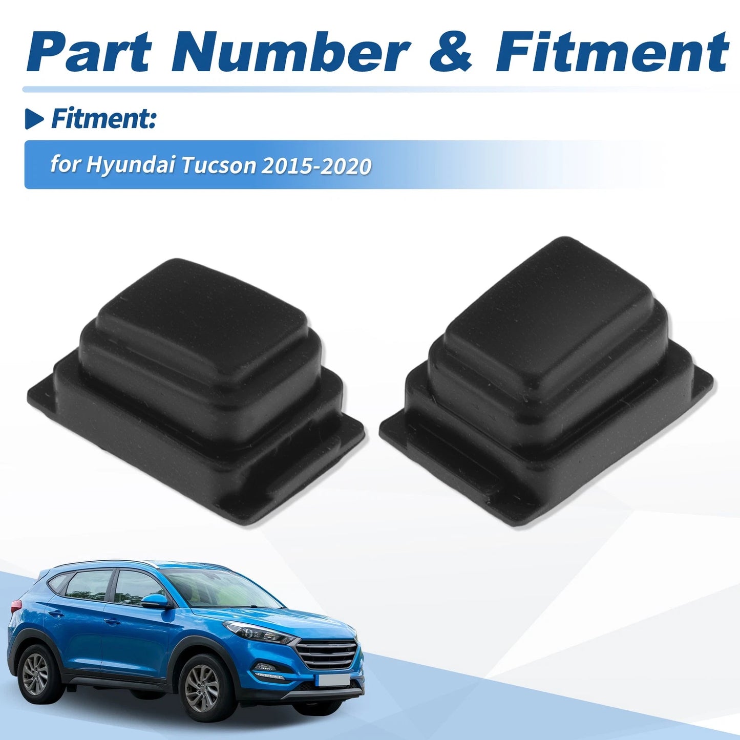 Set of 2 Door Handle Button Switches for Hyundai Tucson (2015–2020)