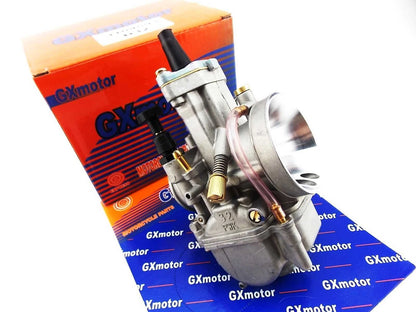 32mm Flat Slide Carburetor Assy for GXMOTOR 2 Stroke ATV/Scooter