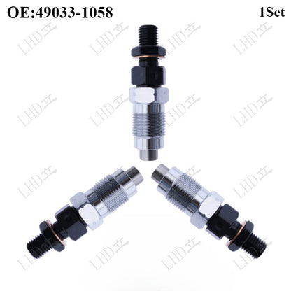 3X Fuel Injectors for Kawasaki Mule 2510 (2000–2008)
