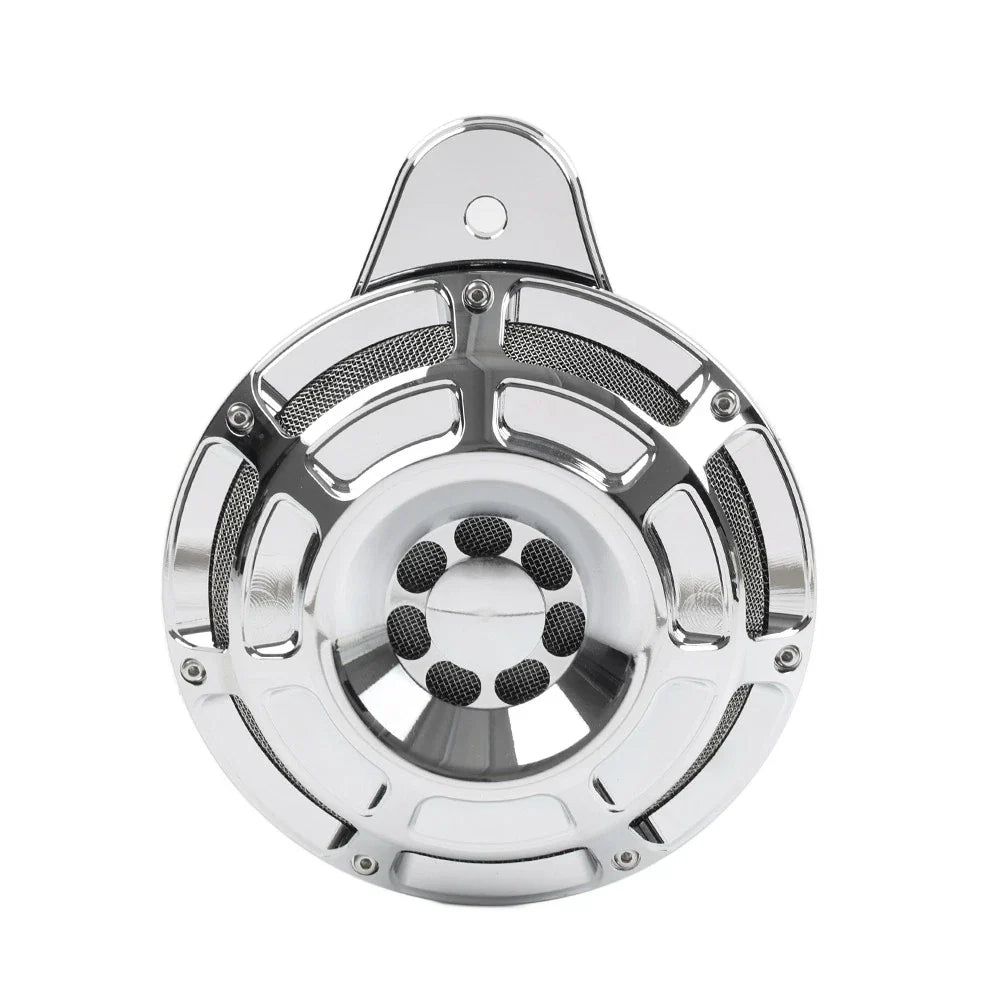 Horn Speaker Cover for Harley Sportster Dyna Big Twin 1991-2023 Chrome
