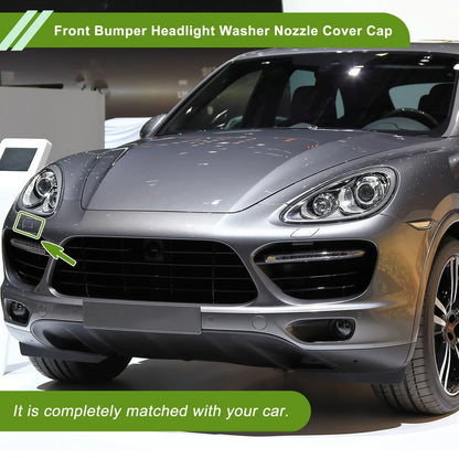 Washer Nozzle Cover for Porsche Cayenne 2011-2014 (2 x Black Caps)