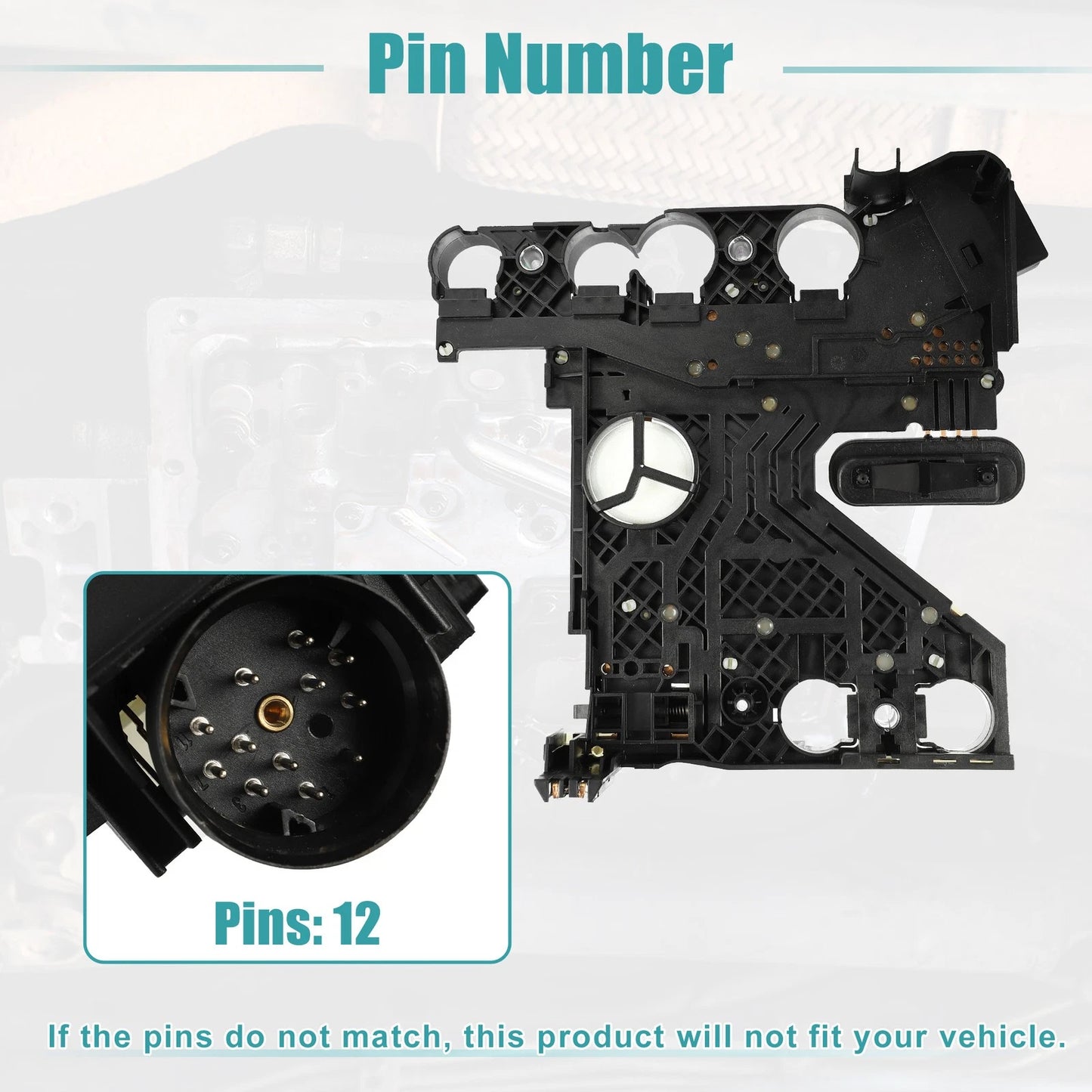 Set of 1 Transmission Conductor Plate Connector Adapter with Gasket for Jeep