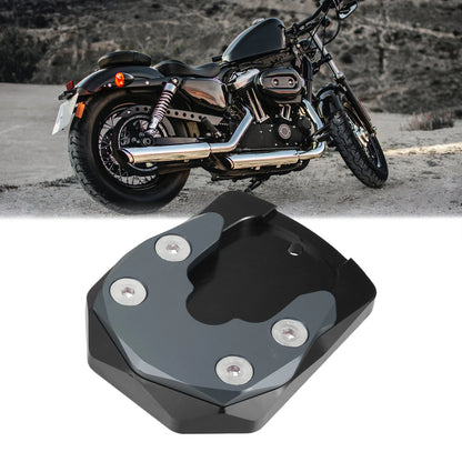 Set of 1 Kickstand Pad for Yamaha YZF-R15 (2017–2023) Black Titanium Tone