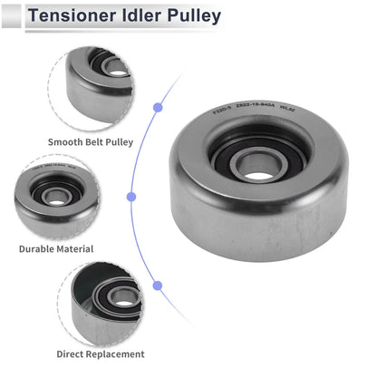 Drive Belt Idler Pulley for Fiesta Mk6 (2009–2013) No.Z62215940A Steel