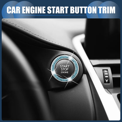 2X Engine Start Stop Button Cover for Universal Vehicles (LED)