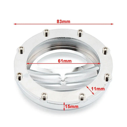 Chrome Horn Decorative Cover for Bobber Motorcycle