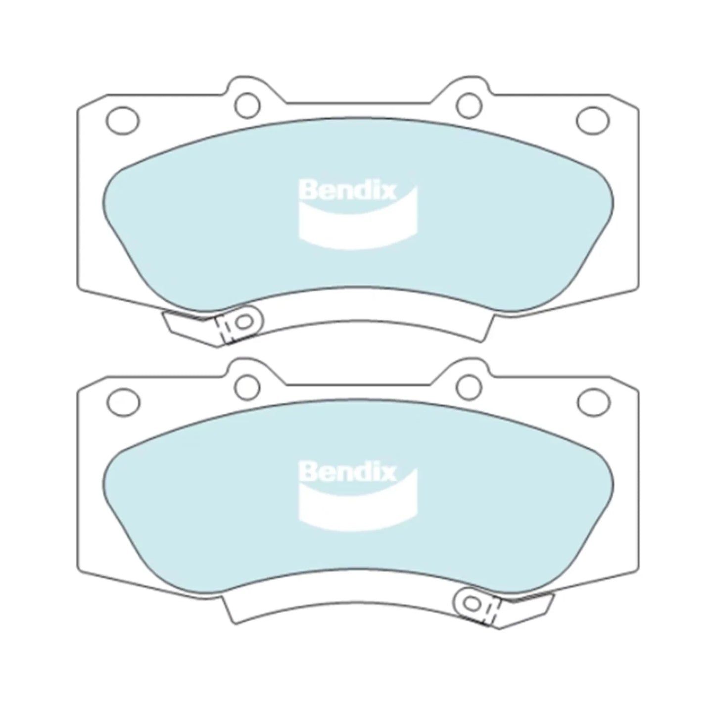 4WD Front Disc Brake Pad Set for Toyota Hilux (2012–2015)