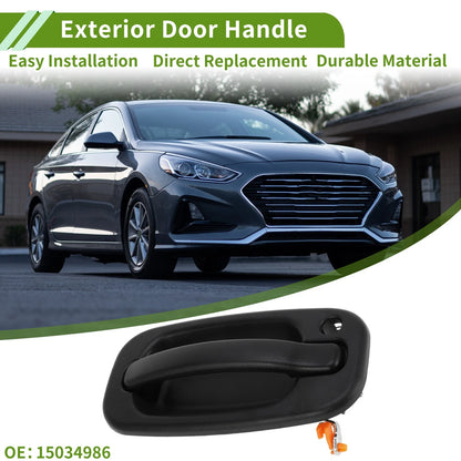 Exterior Door Handle for Chevrolet GMC (2010–2015) Black Front Right No.15034986