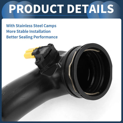 Air Intake Hose w/ Sensor Air Turbo Induction Pipe for BMW 740Li