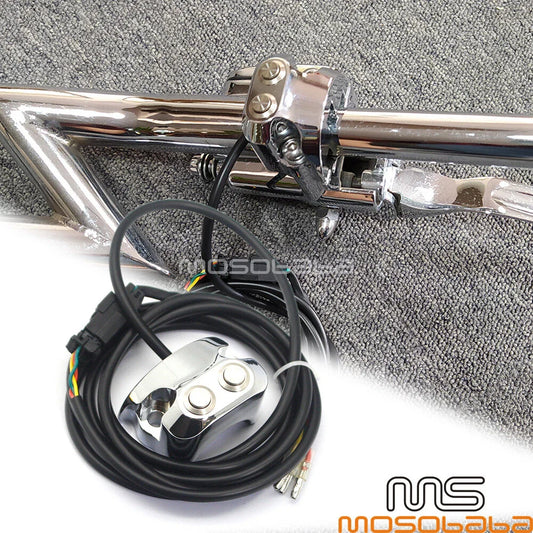 1'' Bar Air Ride Suspension Control Handlebar Switch for Harley Davidson