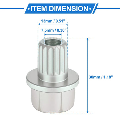 Wheel Lock Lug Nut for BMW Anti Theft Removal Key Socket Adapter