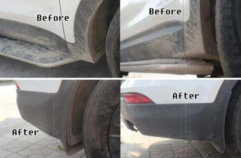4Pcs Car Molded Splash Guards Mud Flaps Fender for Porsche Cayenne (2018–2023)