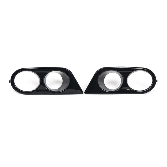 Glossy Black Front Fog Light Covers for BMW E46 M3 (2001-2006)