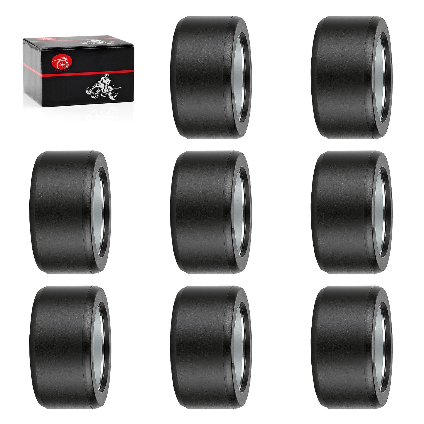 8X Clutch Roller Weights for Yamaha Kodiak Wolverine Grizzly Rhino (400–450)