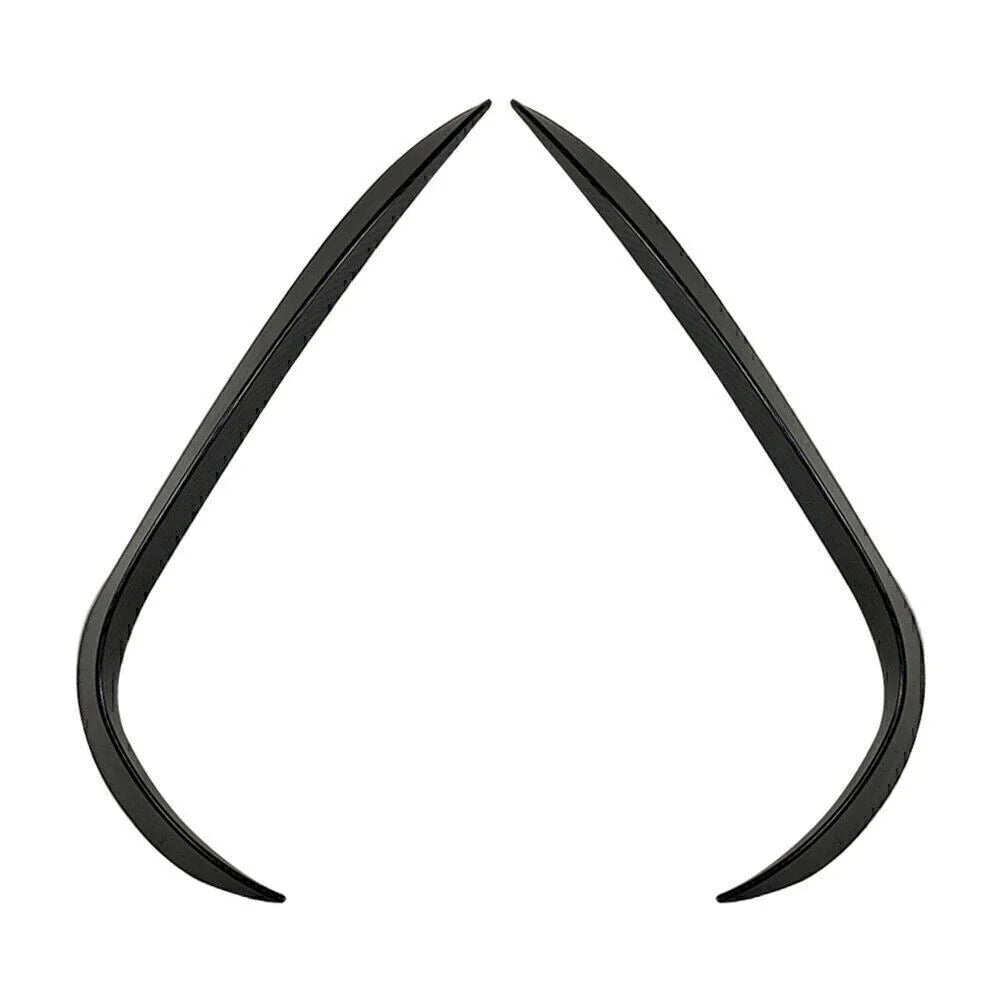 Carbon Black Front Bumper Lip Spoiler for Mercedes Benz GLB X247 (20-21)
