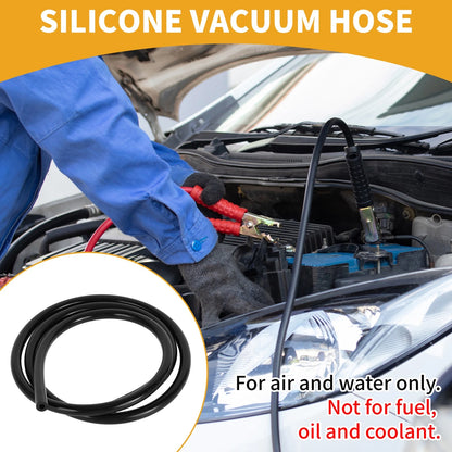 3.3FT 3/16" 4mm ID Silicone Vacuum Tubing Hose for Air and Water