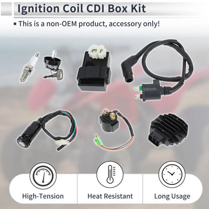 CDI Box Ignition Coil Kit No.30410-HN6-000 for Honda Recon 250 (1997–2000)