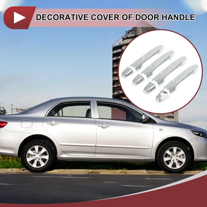 Car Door Handle Cover Set for Honda CR-V 2012-2016 Outside Silver Tone ABS