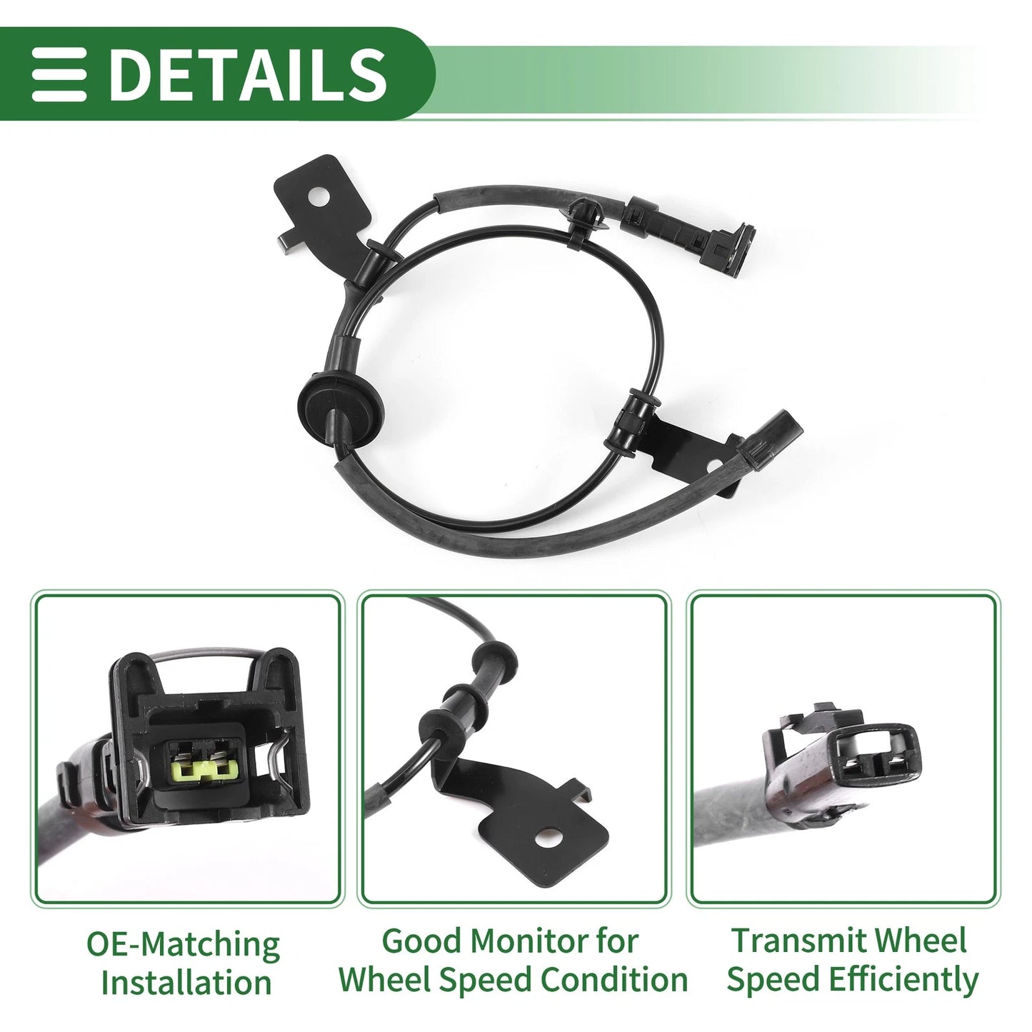 ABS Wheel Speed Sensor No. 919214V300 for Hyundai Elantra (2012–2017)