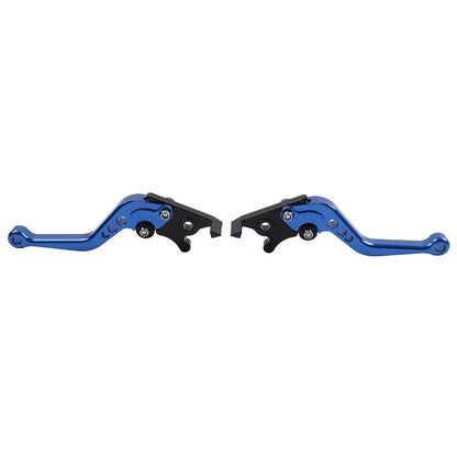CNC Adjustable Short Brake Clutch Levers for Yamaha R1 R1M R1S (2015–2021) Blue
