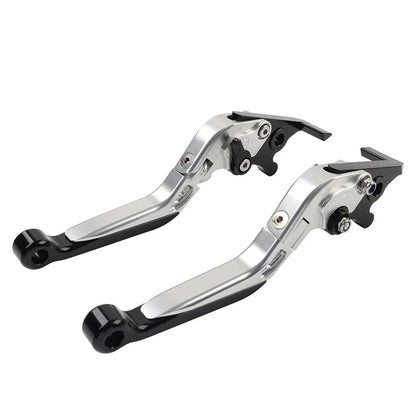 Silver Extendable Brake Clutch Levers for Kawasaki Ninja 650R ER6F ER6N (2006-2018)