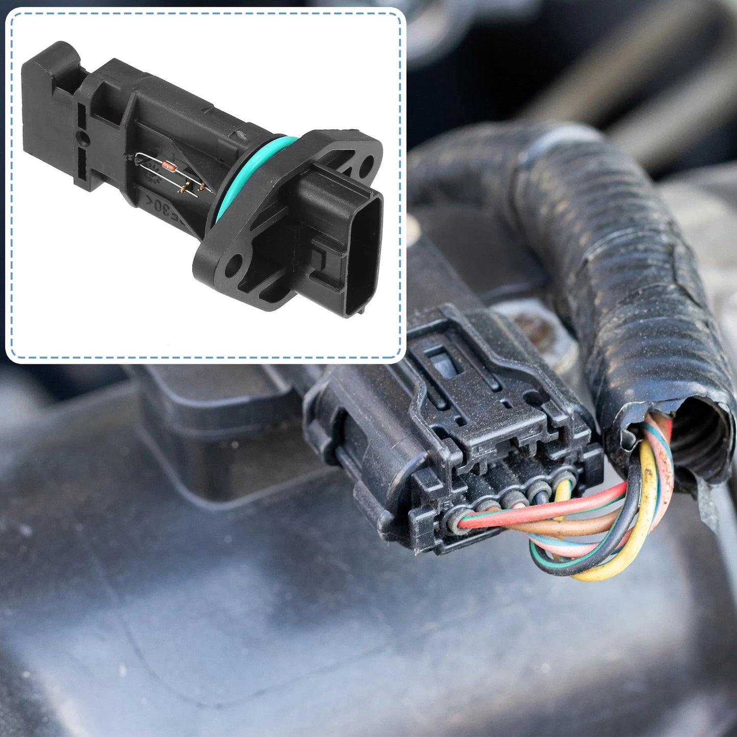 Mass Air Flow Sensor for Nissan Sentra 1.8L (2000–2006) No. 22680-5M000