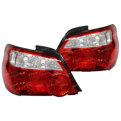 LH+RH Tail Lights Pair for Subaru Impreza WRX STi Sedan (2002 - 2005)