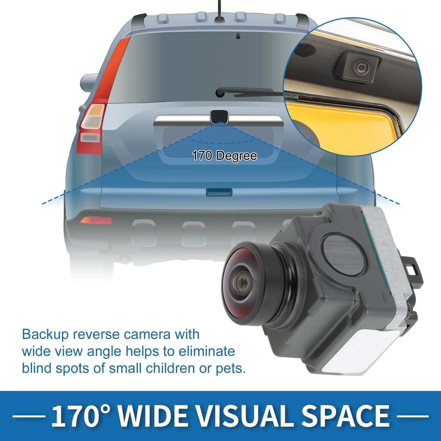 Rear View Park Assist Backup Camera for Land Rover Discovery (2017–2019) LR060915