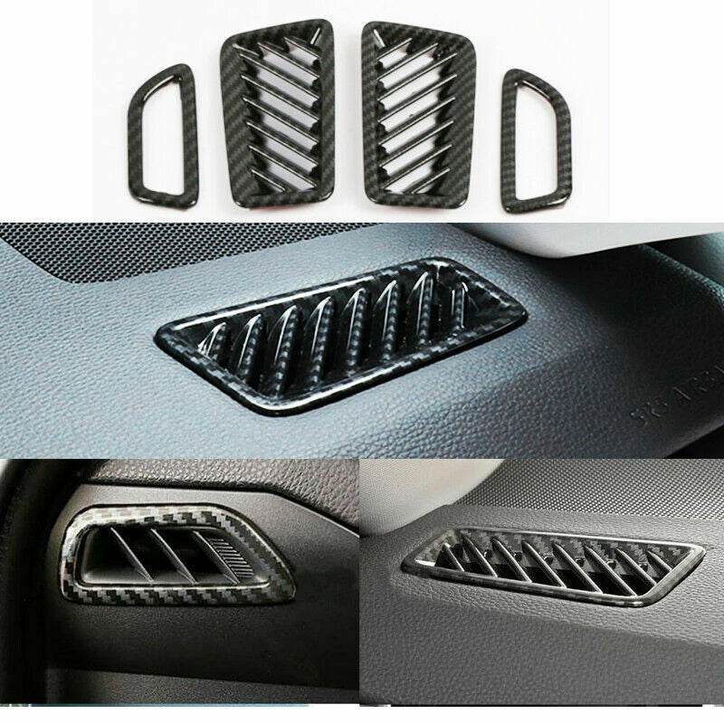 12x Carbon Fiber Look Car Trim for Toyota RAV4 (2019–2023)