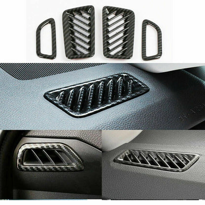 12x Carbon Fiber Look Car Trim for Toyota RAV4 (2019–2023)