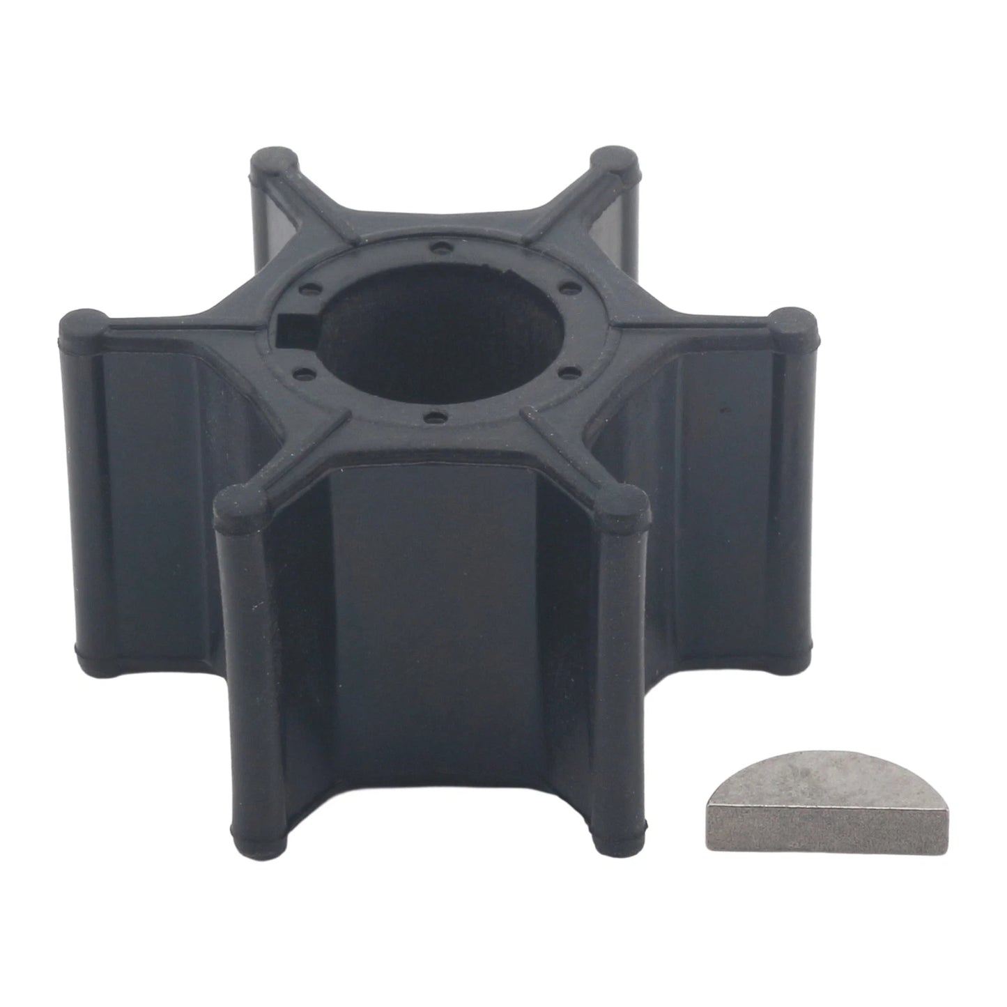 Water Pump Impeller & Key for Suzuki Outboard 9.9 15 HP (2-Stroke)