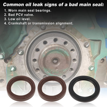 Set of 1 Rear Crankshaft Oil Seal for Toyota Avalon (1995–2004) 9031138034/9031140022