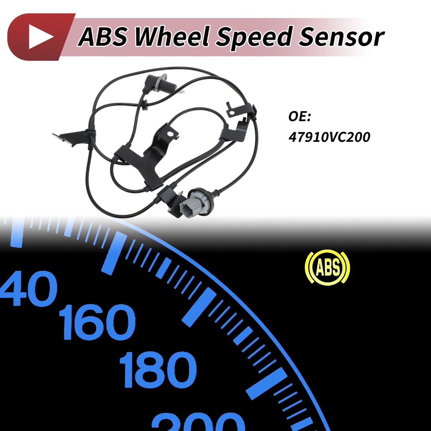 ABS Wheel Speed Sensor No. 47910VC200 for Nissan Patrol (1997–2018)