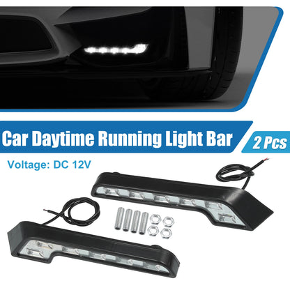 2X L-Shape Universal LED 6000K Daytime Running Light Bar Fog Lamp