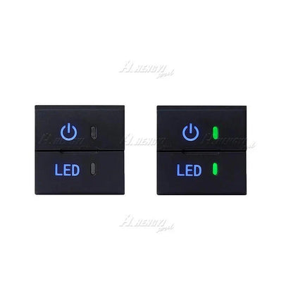 Dual Dashboard Control Square Switch Button with Harness for Toyota